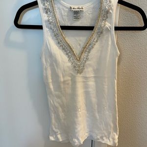 Forever 21 beaded collar tank
